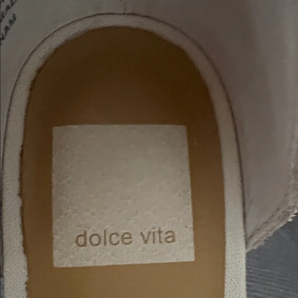 Dolce Vita Tan Suede Espadrille Platform Wedge Sandals Size 6